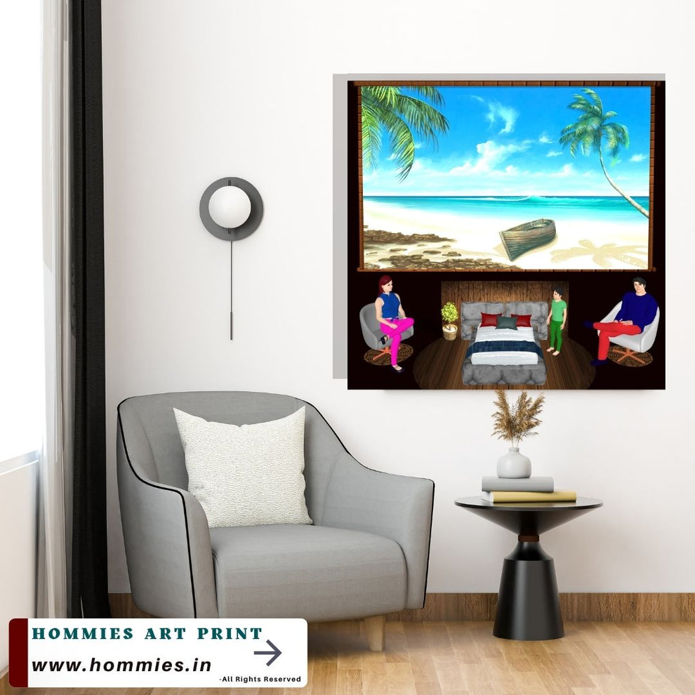 Beach | Hommies Art Print