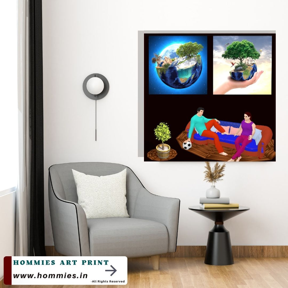 Mother Earth | Hommies Art Print