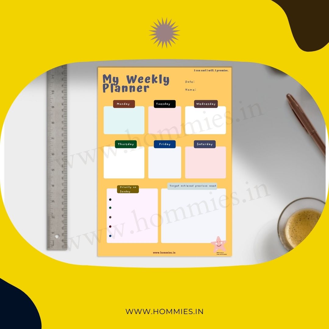 My Weekly Planner 1 (Digital Download)