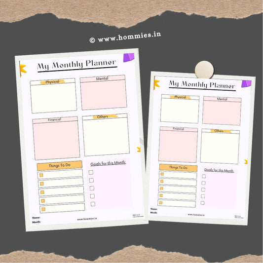 My Monthly Planner (Digital Download)