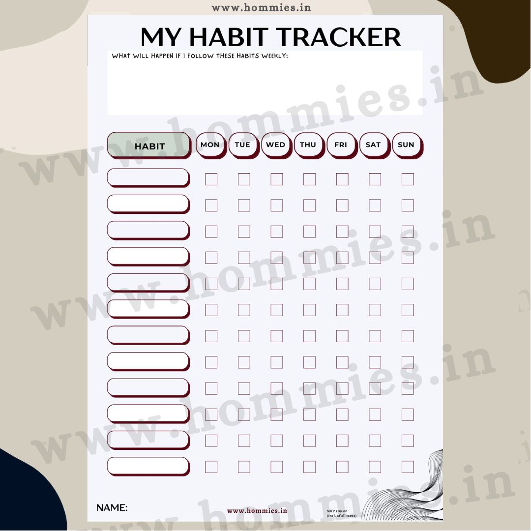 My Habit Tracker (Digital Download)